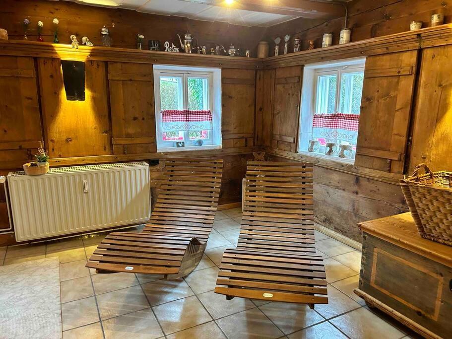 Maisonette-Fewo Fritz Mit Infrarotsauna Гросшёнау Экстерьер фото